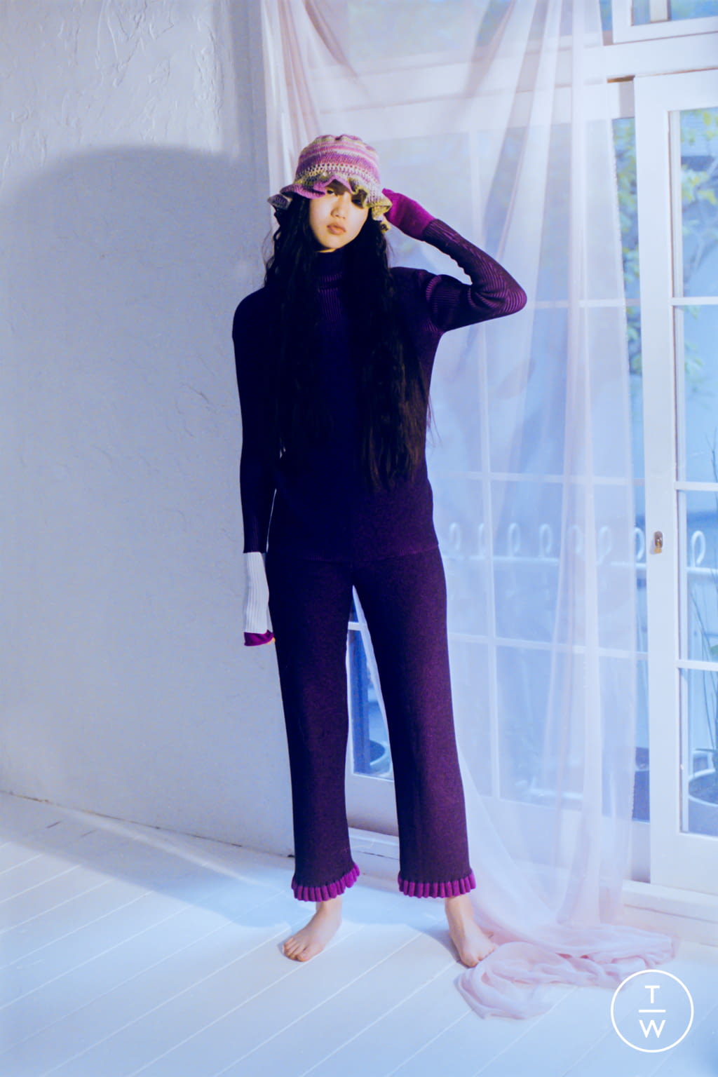 Fashion Week Paris Fall/Winter 2021 look 12 from the M.Hiramatsu collection womenswear