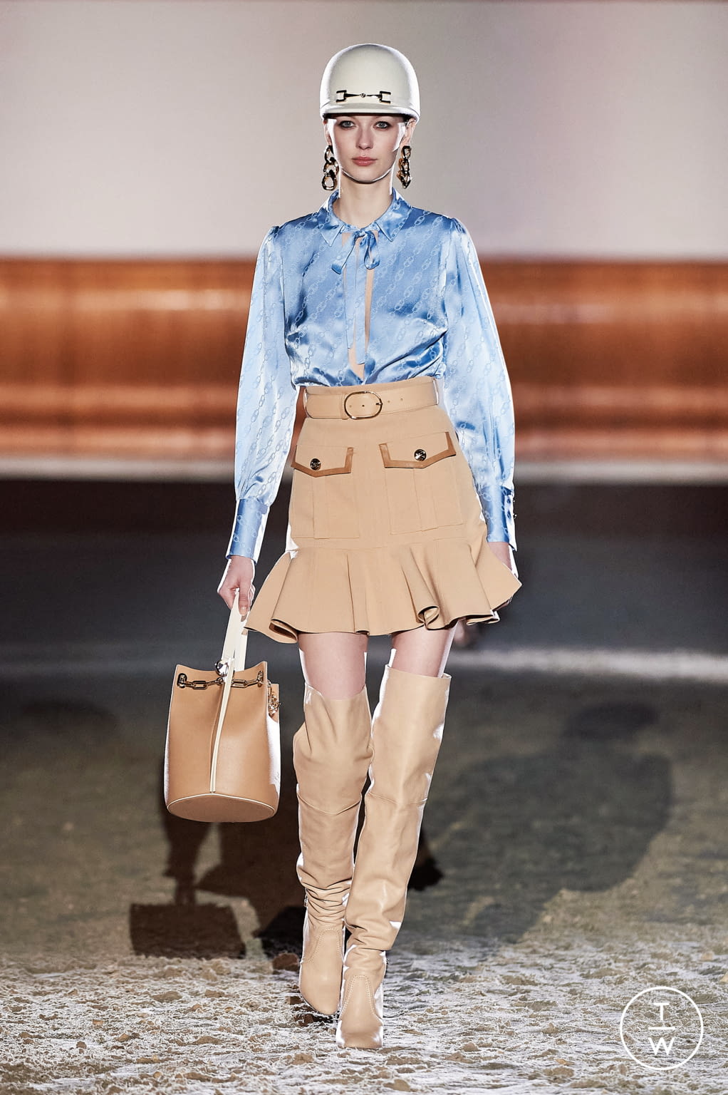 Fashion Week Milan Fall/Winter 2021 look 8 from the Elisabetta Franchi collection womenswear