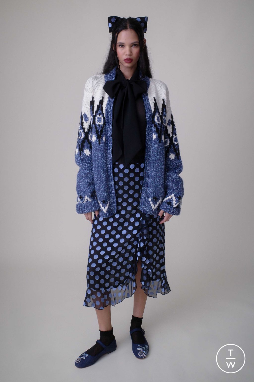 Fashion Week New York Resort 2025 look 8 from the Anna Sui collection womenswear