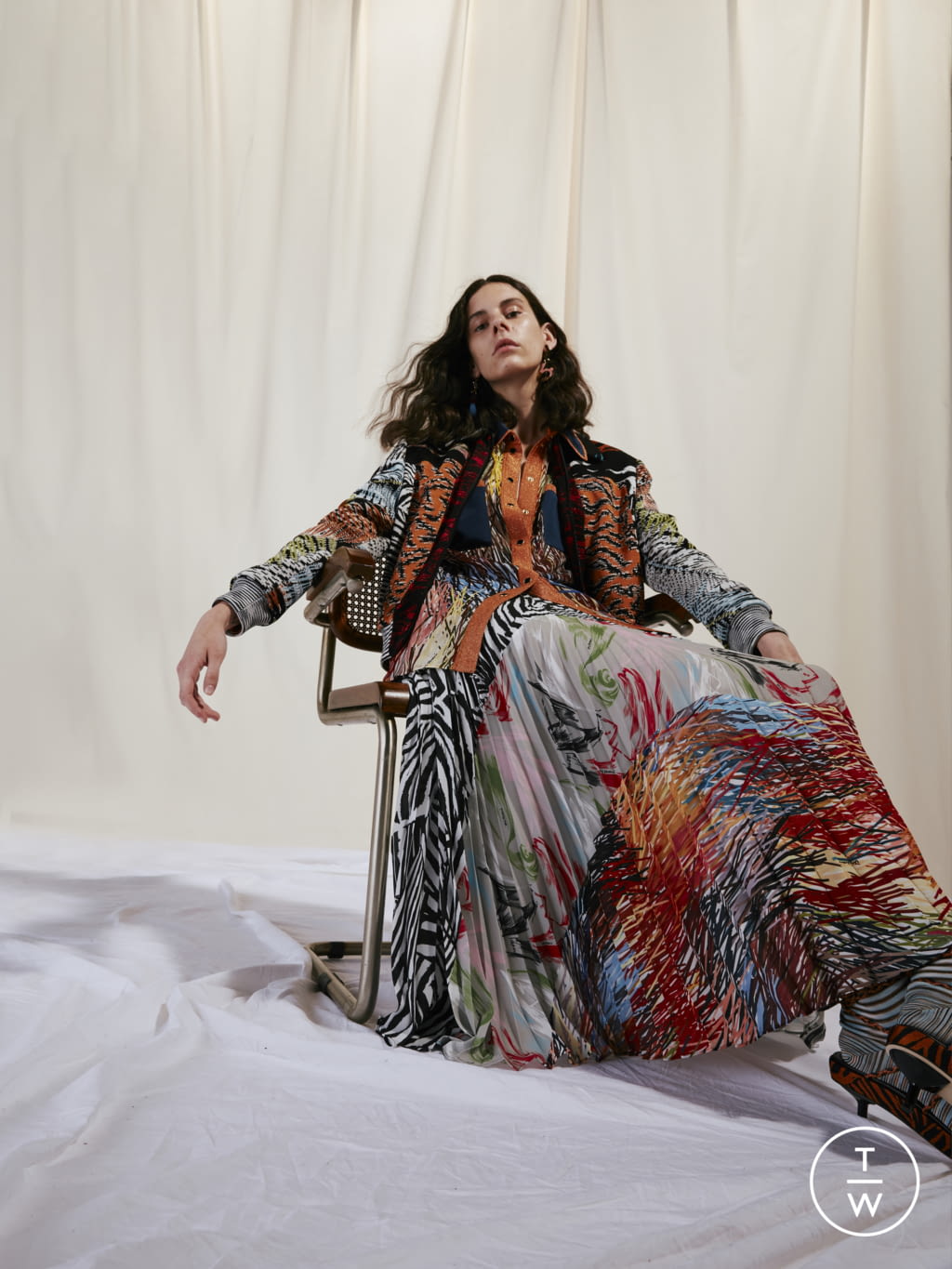 Fashion Week Milan Resort 2020 look 7 from the Missoni collection 女装