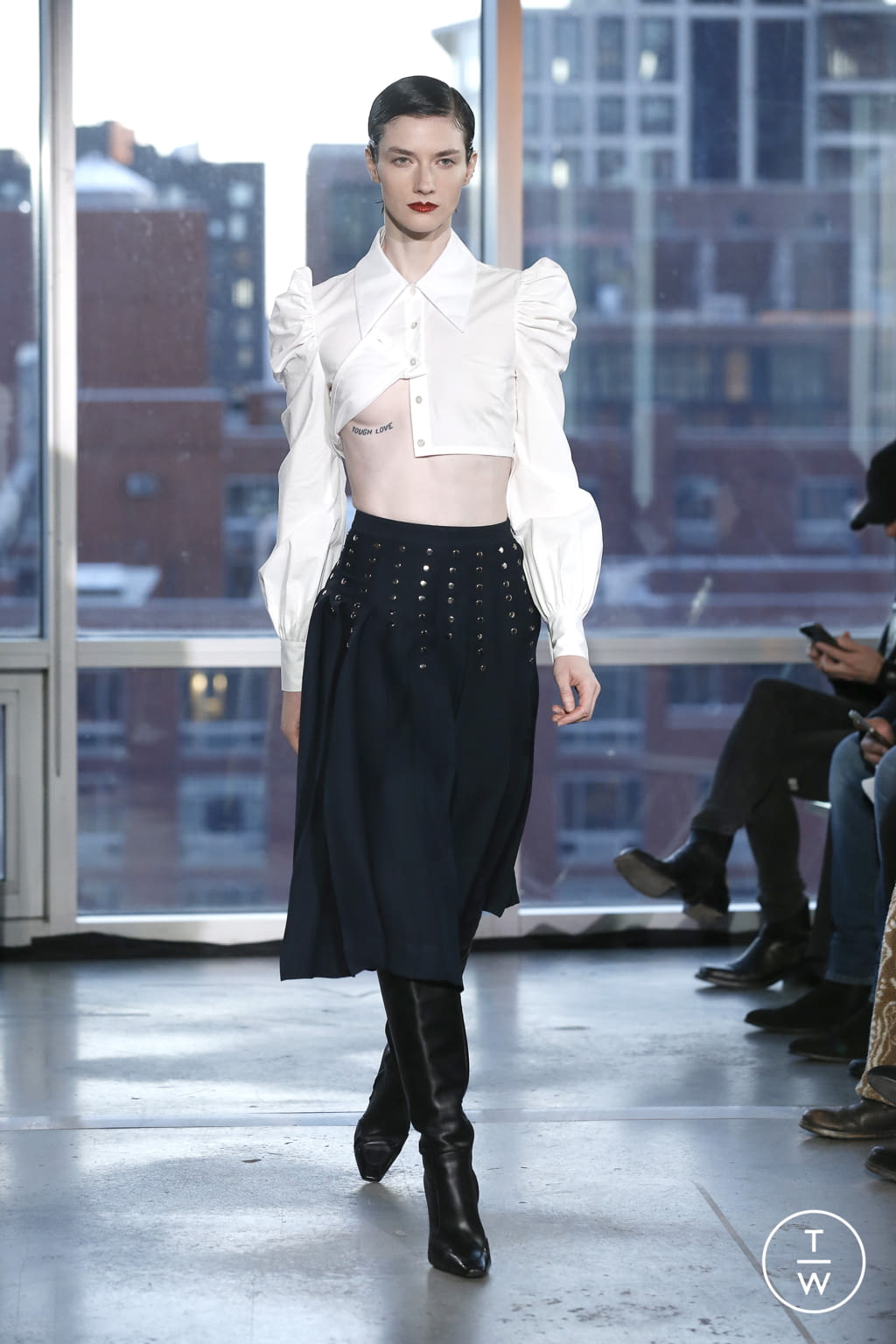 Fashion Week New York Fall/Winter 2022 look 8 from the Duncan collection 女装