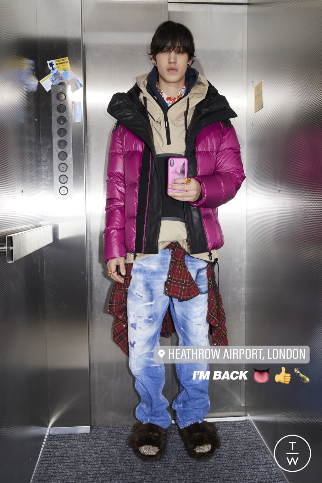 Fashion Week Milan Pre-Fall 2022 look 8 from the Dsquared2 collection 男装