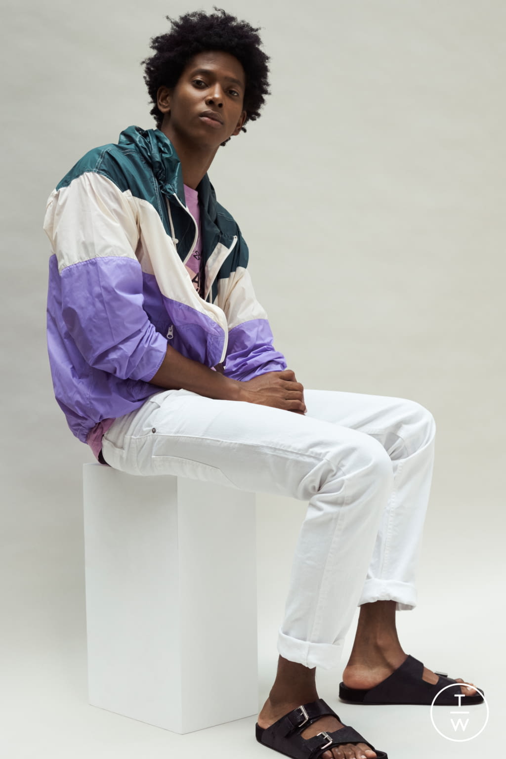 Fashion Week Paris Spring/Summer 2020 look 8 from the Isabel Marant collection menswear