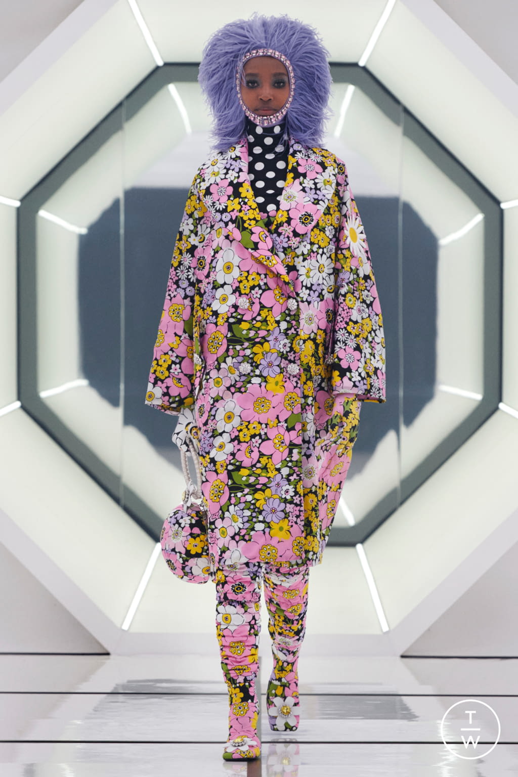 Fashion Week Milan Fall/Winter 2020 look 19 de la collection 8 Moncler Richard Quinn womenswear