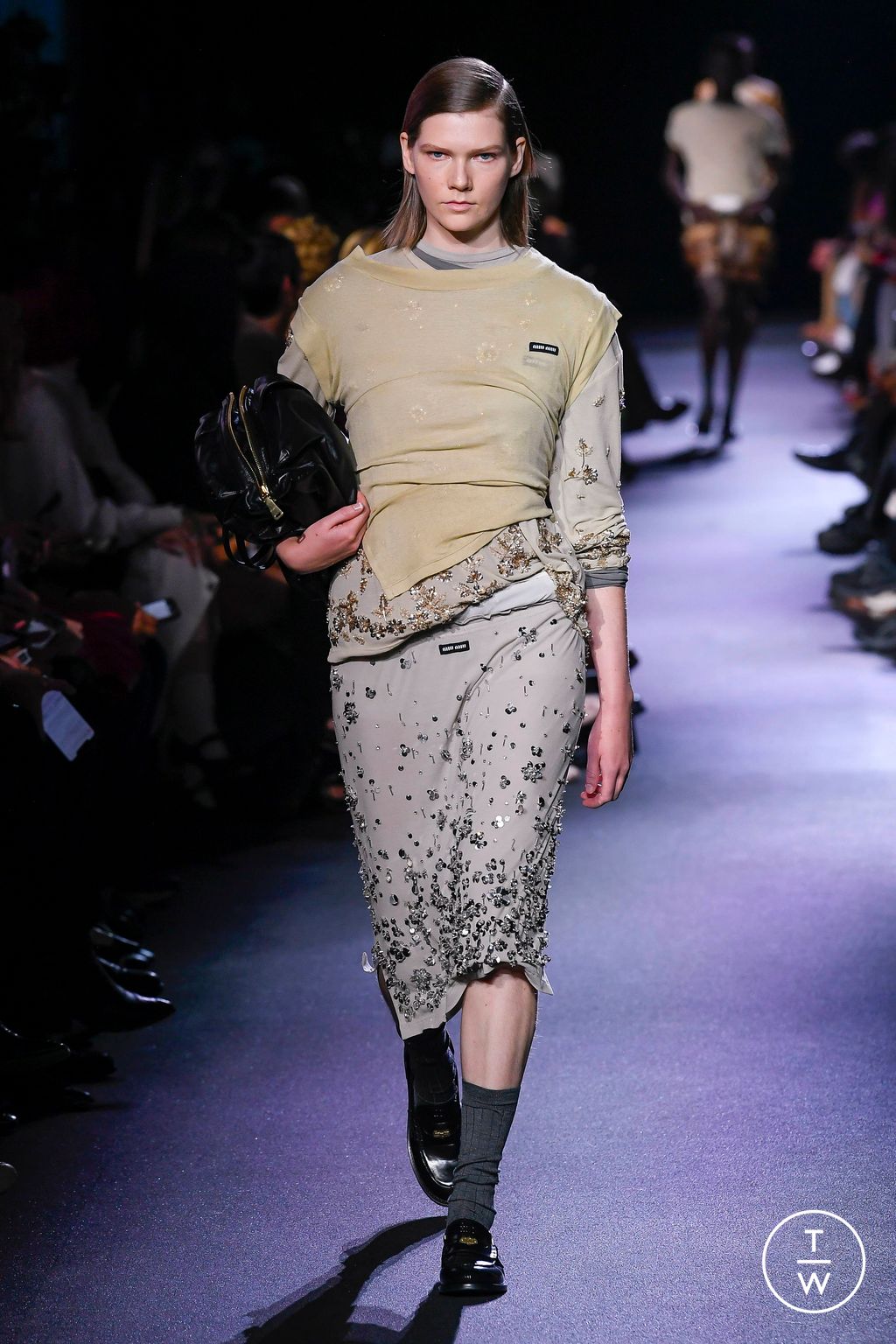 Fashion Week Paris Spring/Summer 2023 look 41 from the Miu Miu collection womenswear