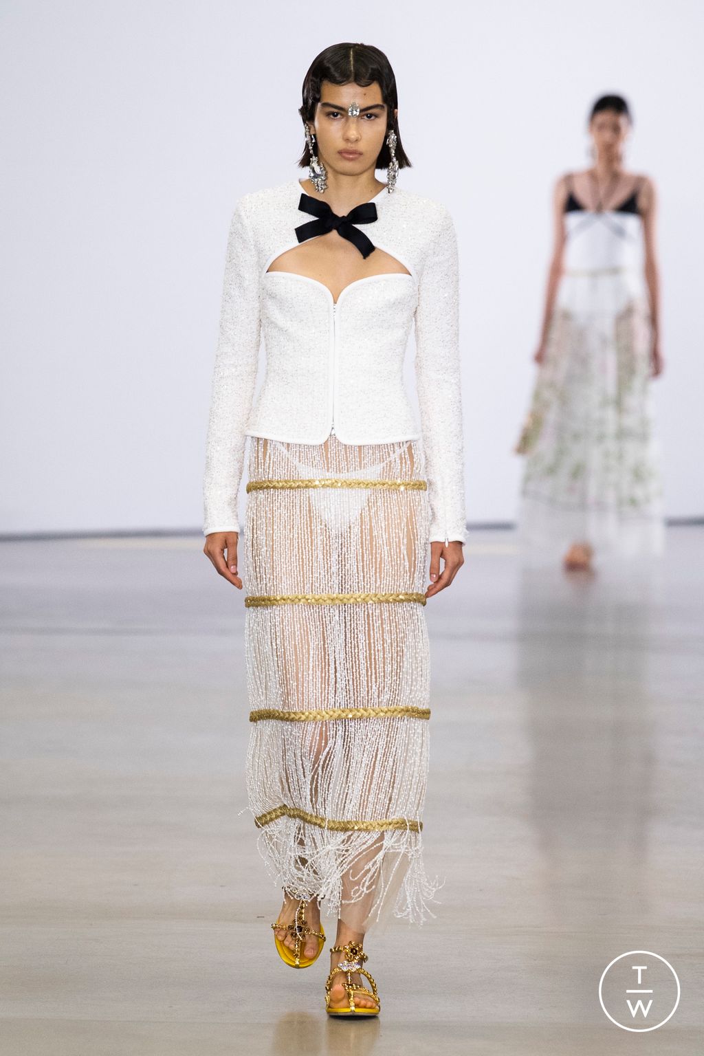 Fashion Week Paris Spring/Summer 2023 look 26 de la collection Giambattista Valli womenswear