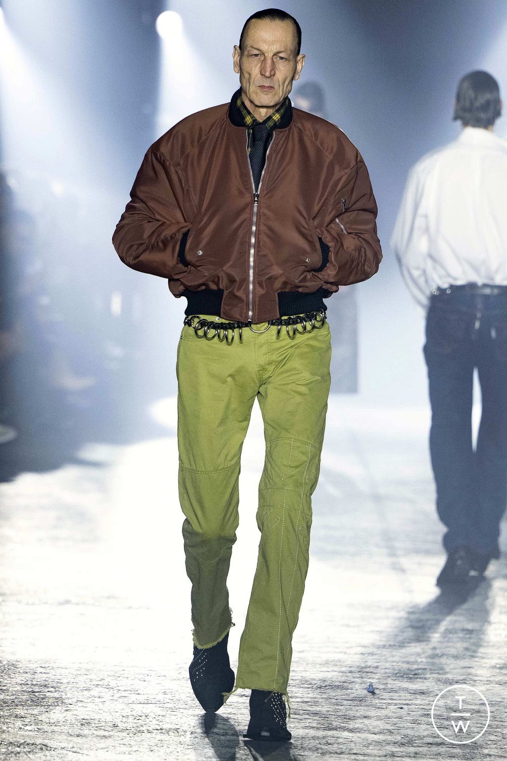 Fashion Week Milan Fall/Winter 2023 look 4 from the Jordanluca collection menswear
