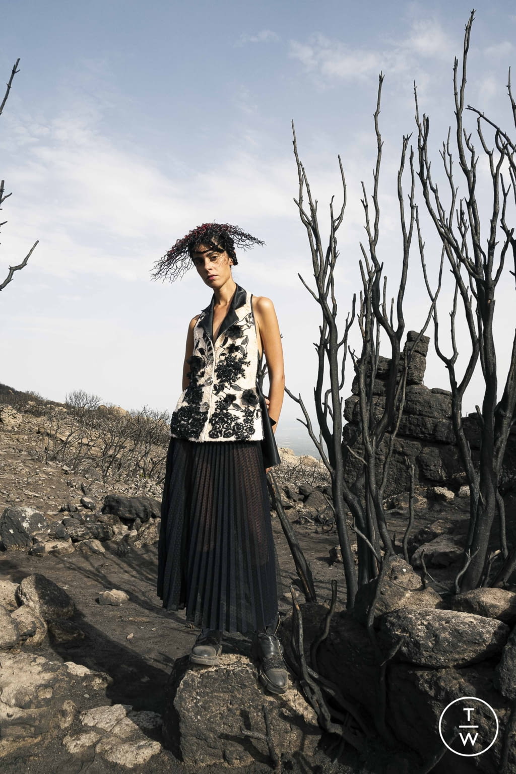 Fashion Week Milan Spring/Summer 2022 look 82 from the Antonio Marras collection womenswear