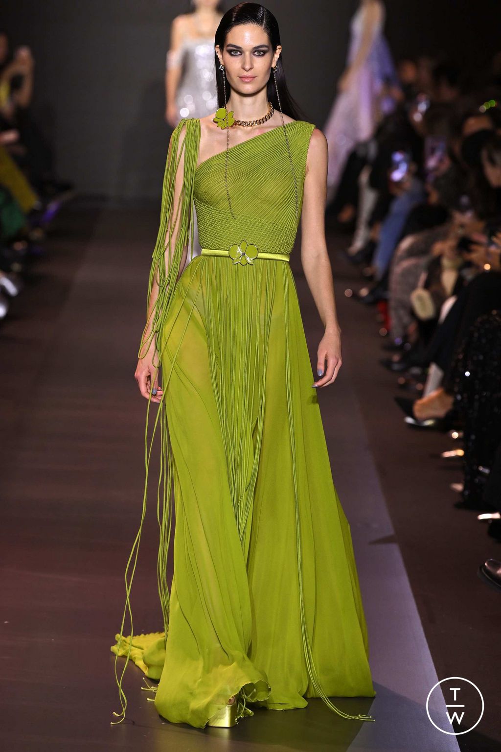 Fashion Week Paris Spring/Summer 2023 look 16 from the Georges Hobeika collection couture