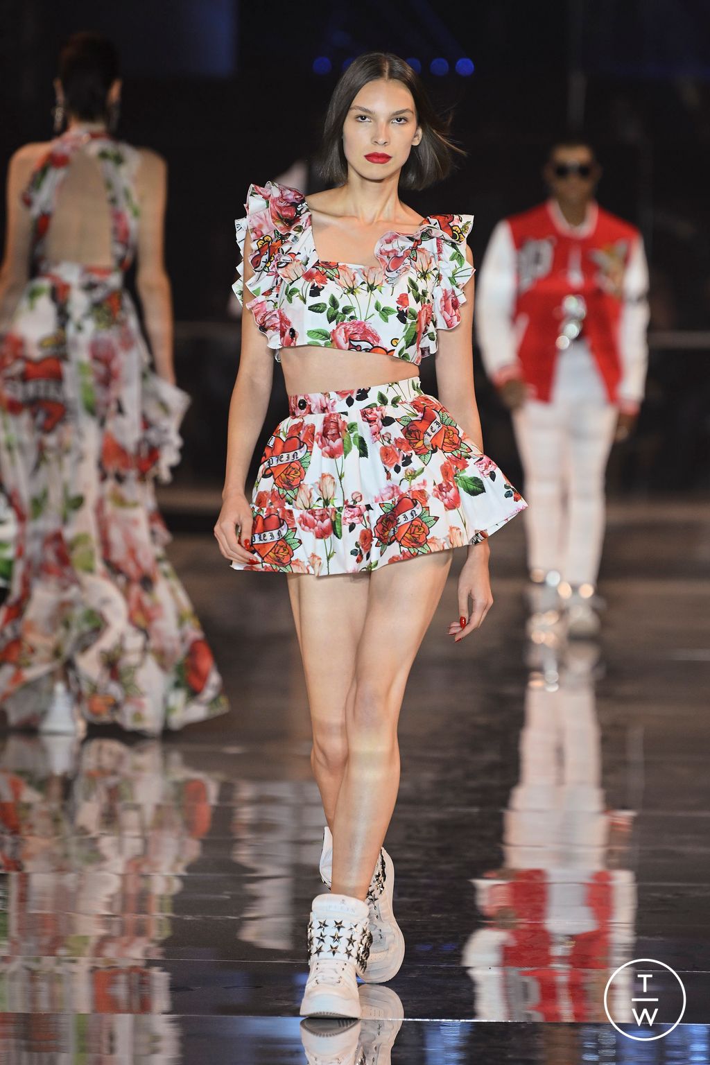 Fashion Week Milan Spring/Summer 2023 look 56 from the Philipp Plein collection womenswear