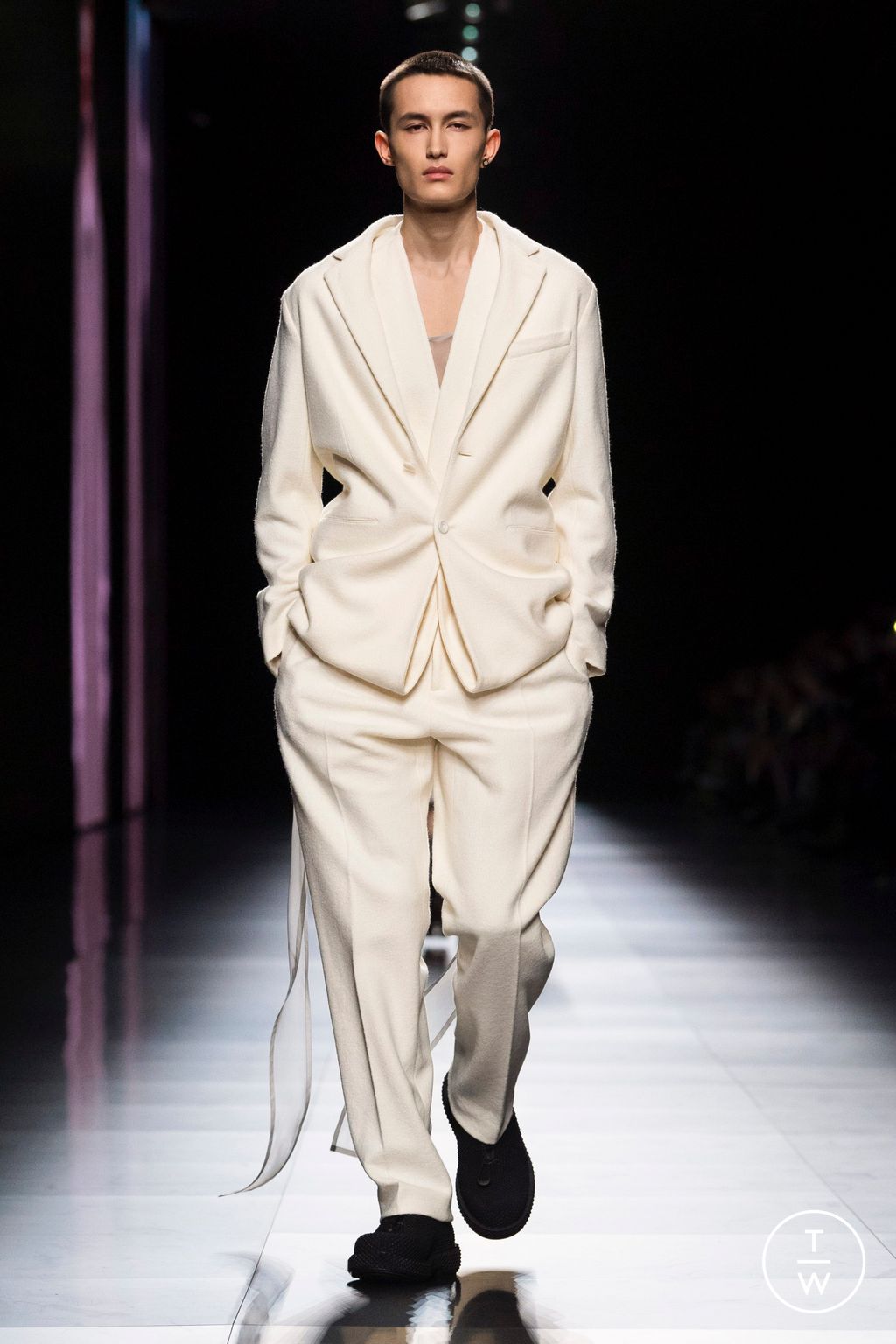 Fashion Week Paris Fall/Winter 2023 look 3 de la collection Dior Men menswear