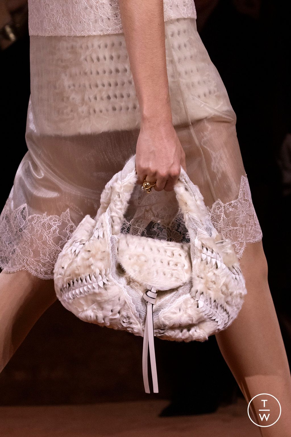 Fashion Week Milan Fall/Winter 2025 look 244 from the Fendi collection womenswear accessories