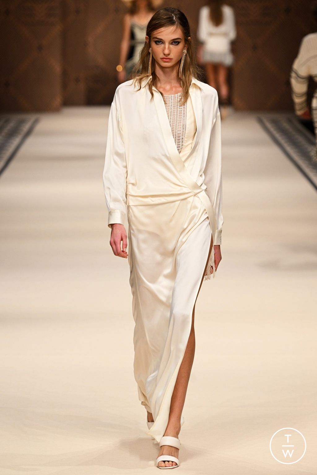Fashion Week Milan Spring/Summer 2023 look 7 from the Elisabetta Franchi collection womenswear