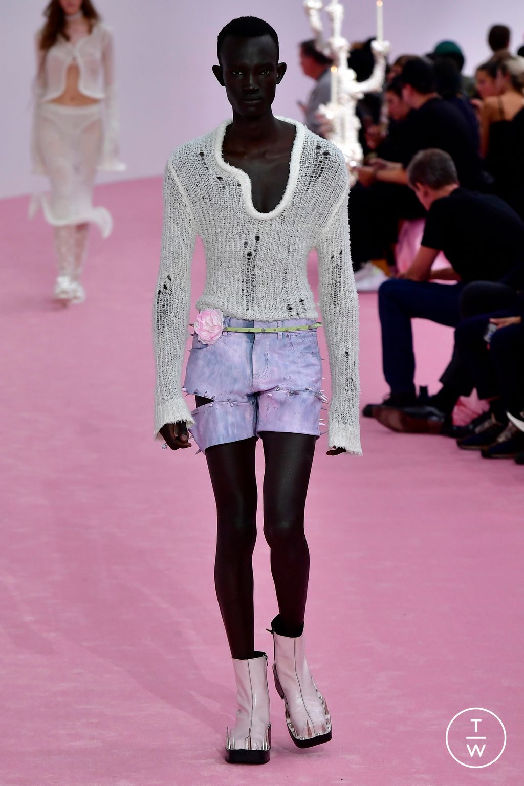 Fashion Week Paris Spring/Summer 2023 look 12 from the Acne Studios collection womenswear