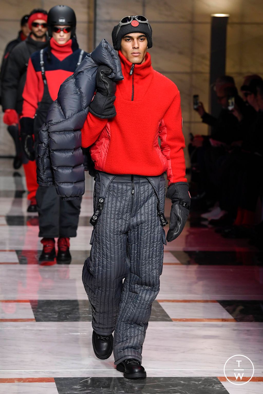 Fashion Week Milan Fall/Winter 2023 look 67 de la collection Giorgio Armani menswear