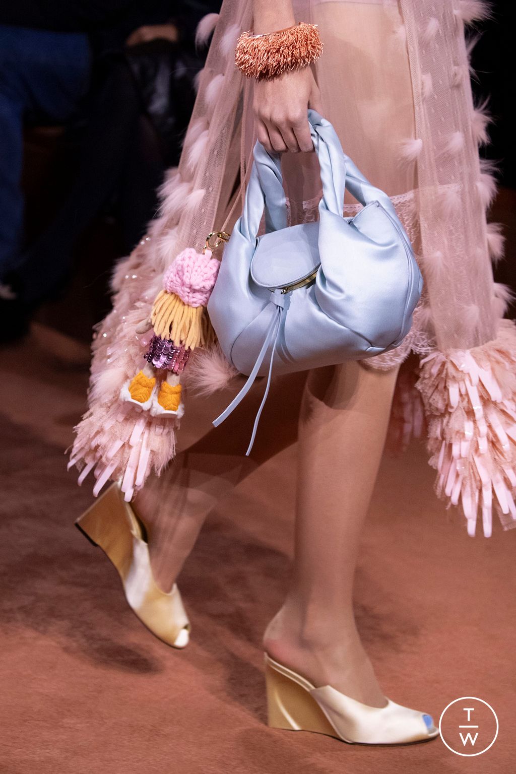 Fashion Week Milan Fall/Winter 2025 look 250 from the Fendi collection womenswear accessories