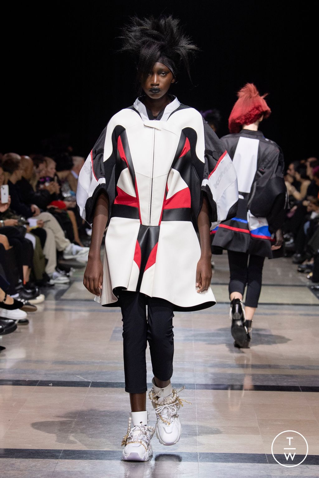 Fashion Week Paris Spring/Summer 2023 look 43 from the Junya Watanabe collection womenswear