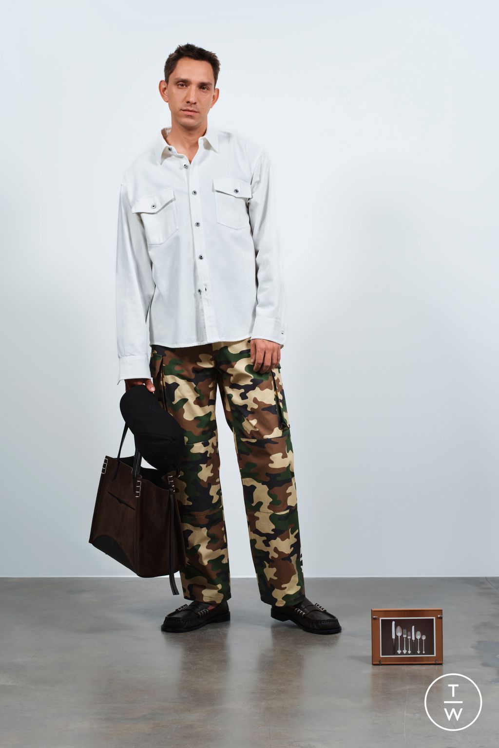 Fashion Week Paris Resort 2026 look 85 from the JW Anderson collection womenswear