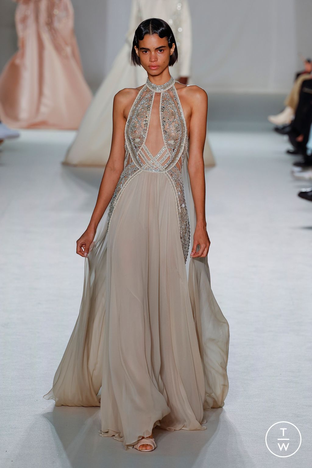 Fashion Week Paris Spring/Summer 2023 look 61 from the Elie Saab collection couture