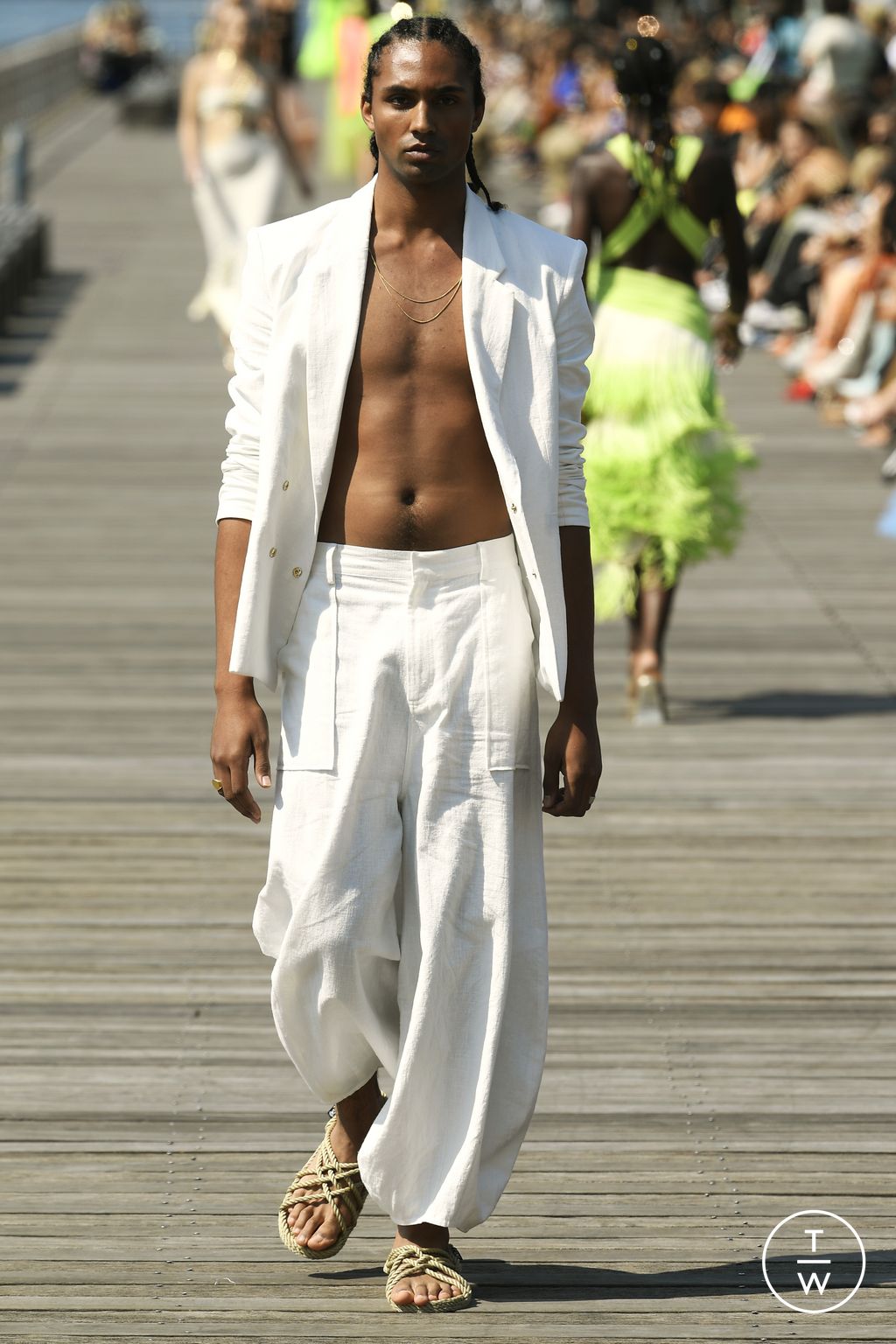 Fashion Week New York Spring/Summer 2023 look 50 from the Bronx & Banco collection womenswear