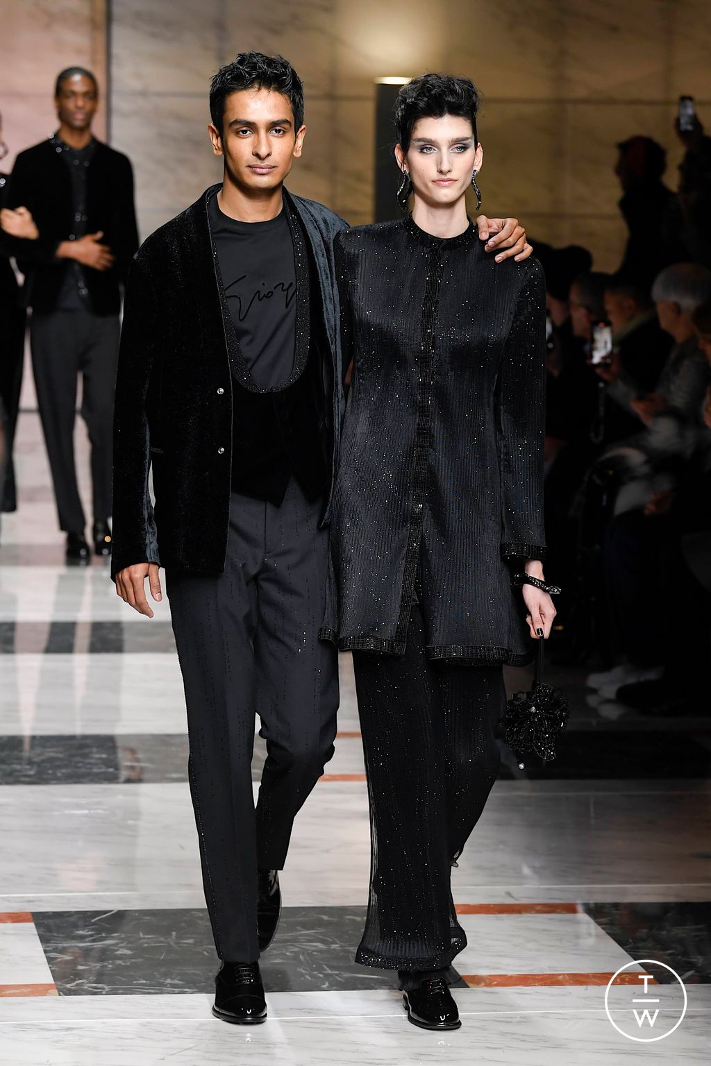 Fashion Week Milan Fall/Winter 2023 look 79 de la collection Giorgio Armani menswear