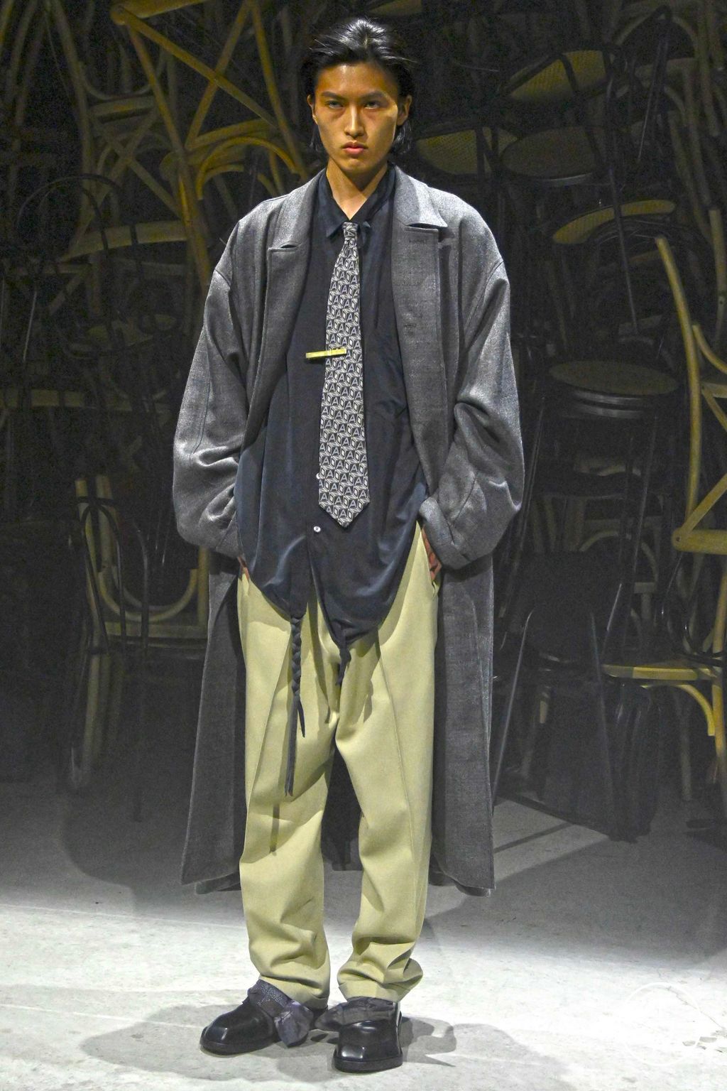 Fashion Week Milan Fall/Winter 2023 look 15 from the Magliano collection menswear