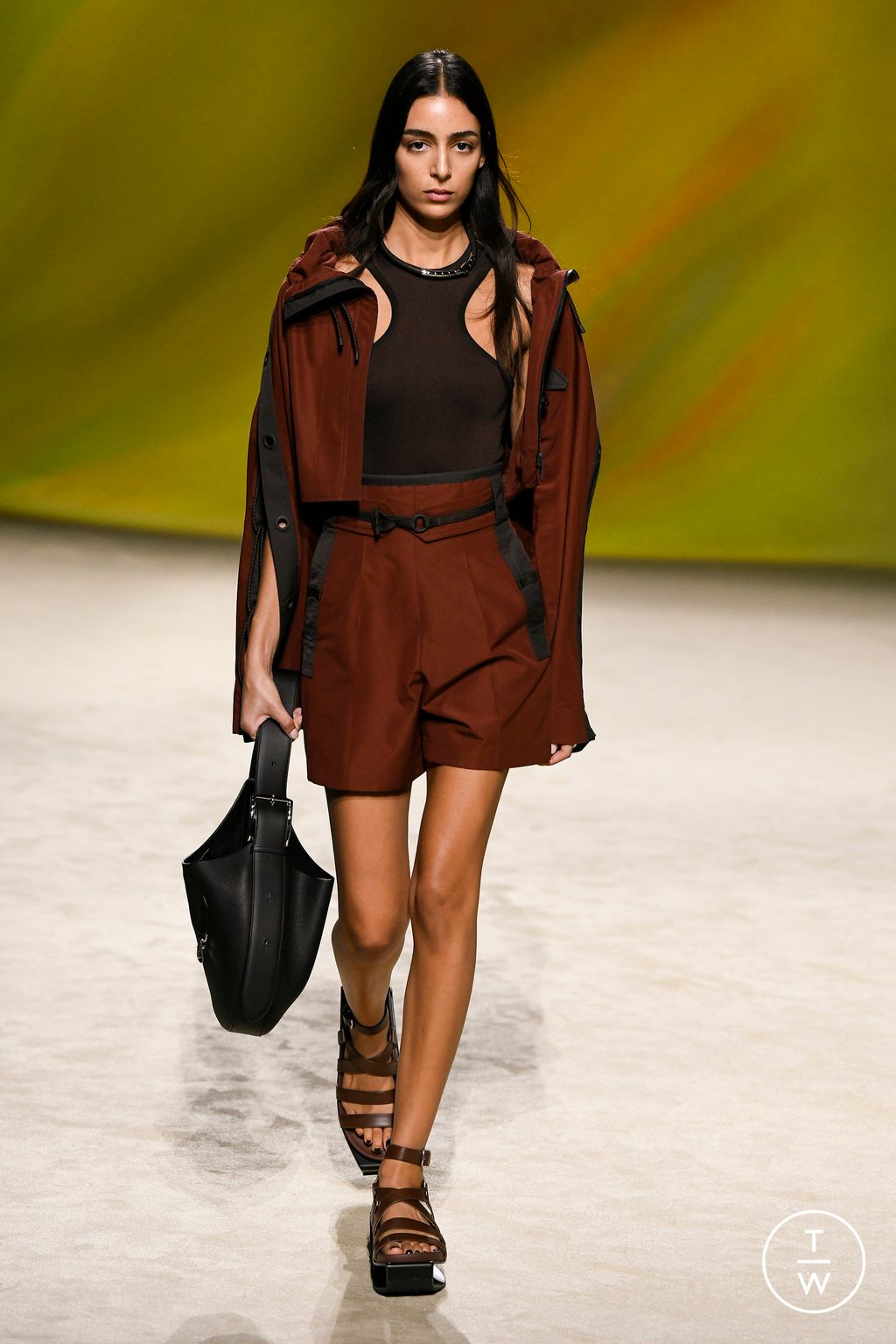 Fashion Week Paris Spring/Summer 2023 look 8 from the Hermès collection 女装