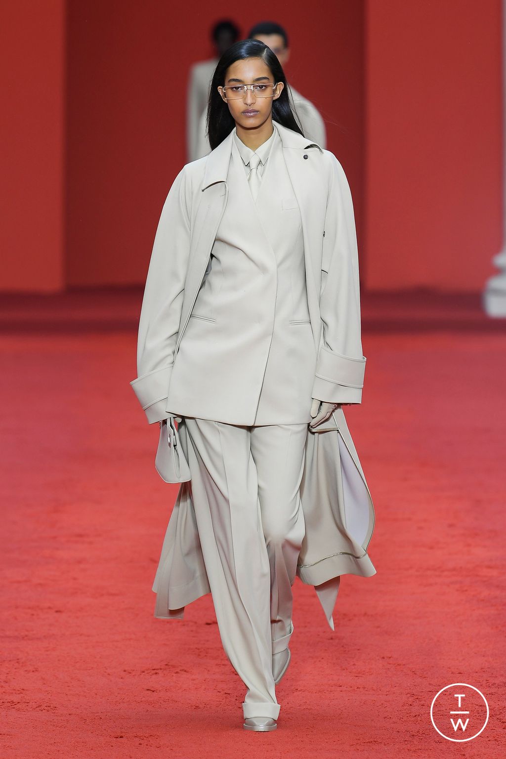 Fashion Week Milan Spring/Summer 2023 look 1 from the Ferragamo collection womenswear