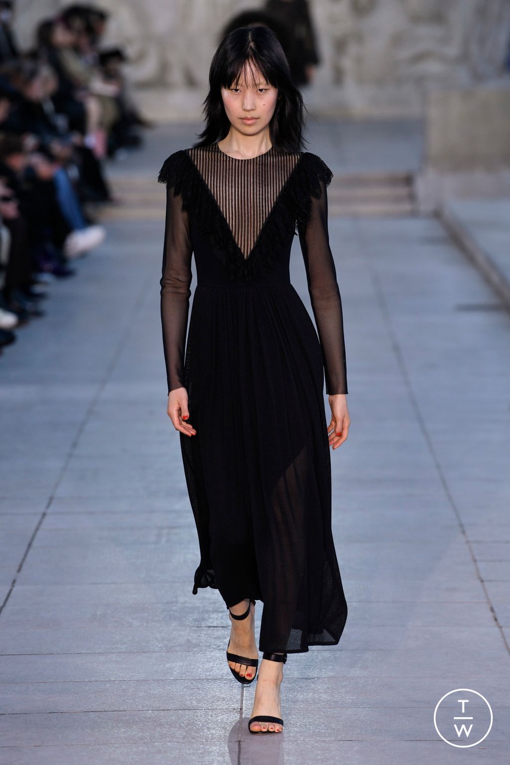 Fashion Week Paris Spring/Summer 2023 look 57 from the Akris collection womenswear