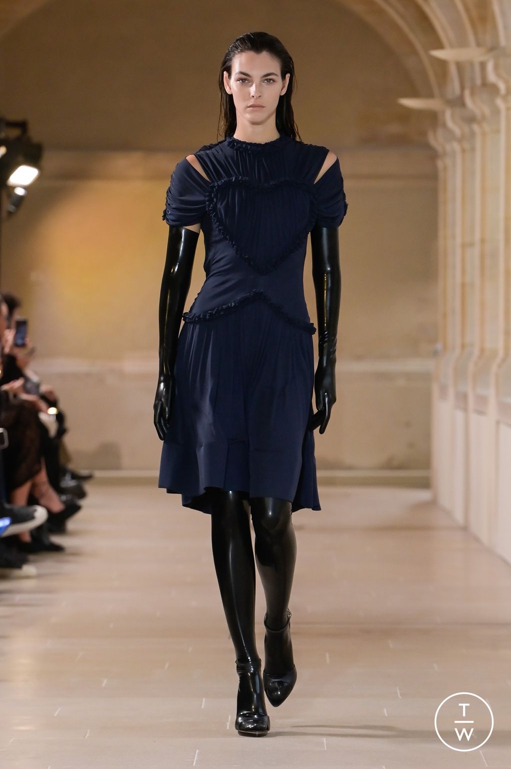 Fashion Week Paris Spring/Summer 2023 look 33 from the Victoria Beckham collection womenswear