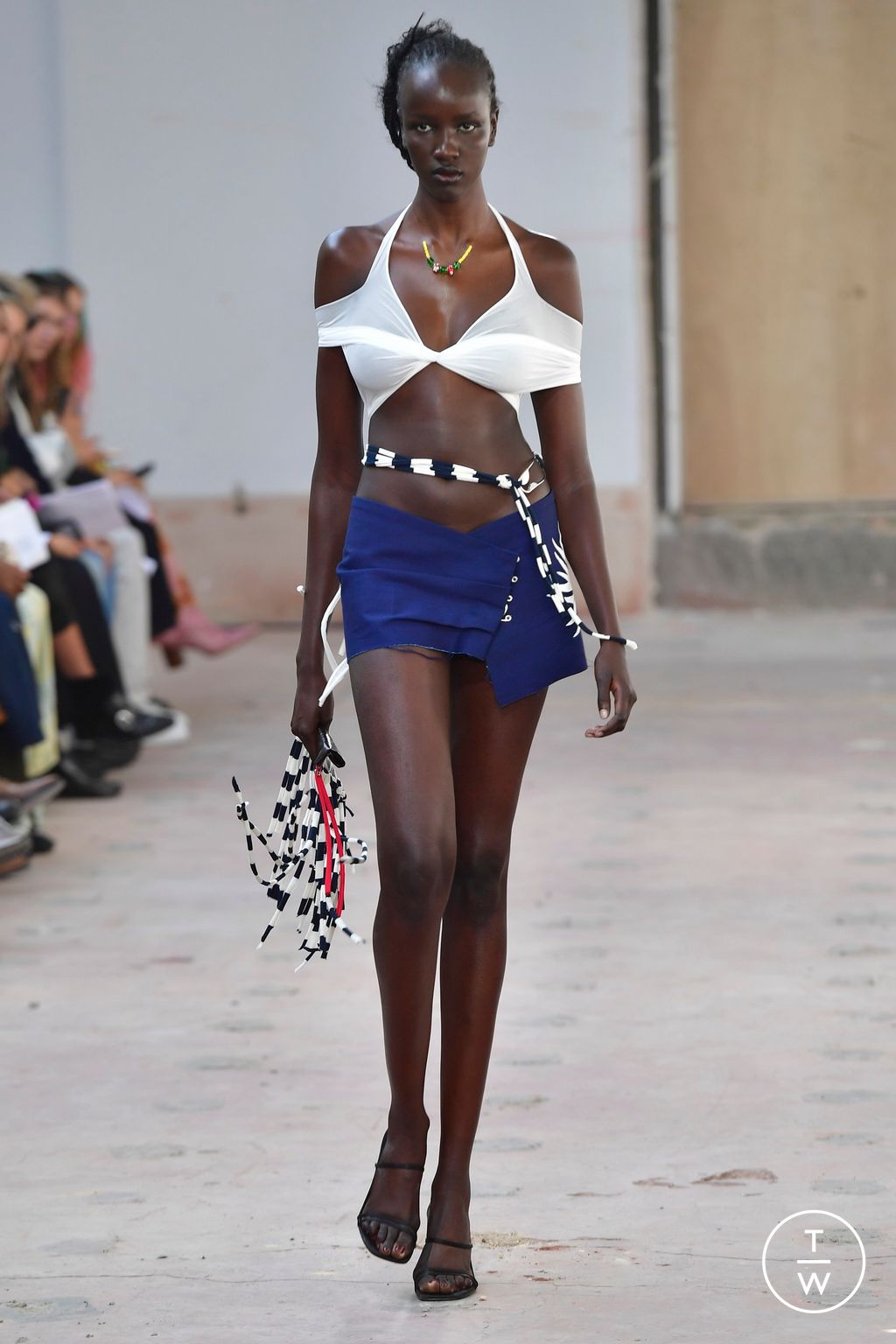 Fashion Week London Spring/Summer 2023 look 1 from the Fashion East collection womenswear