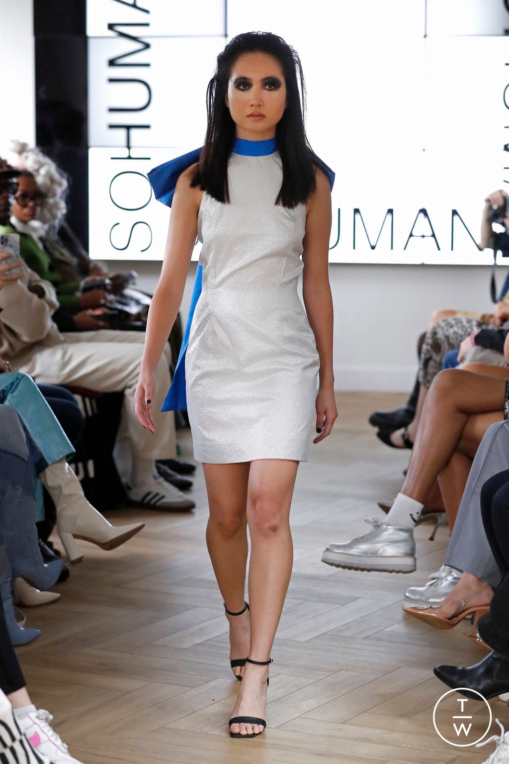 Fashion Week London Spring/Summer 2023 look 7 from the SOHUMAN collection womenswear
