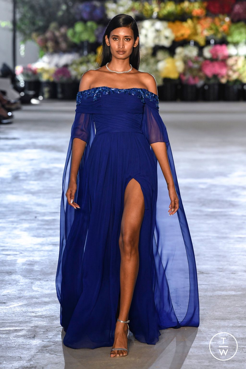 Fashion Week New York Spring/Summer 2023 look 3 from the Pamella Roland collection womenswear