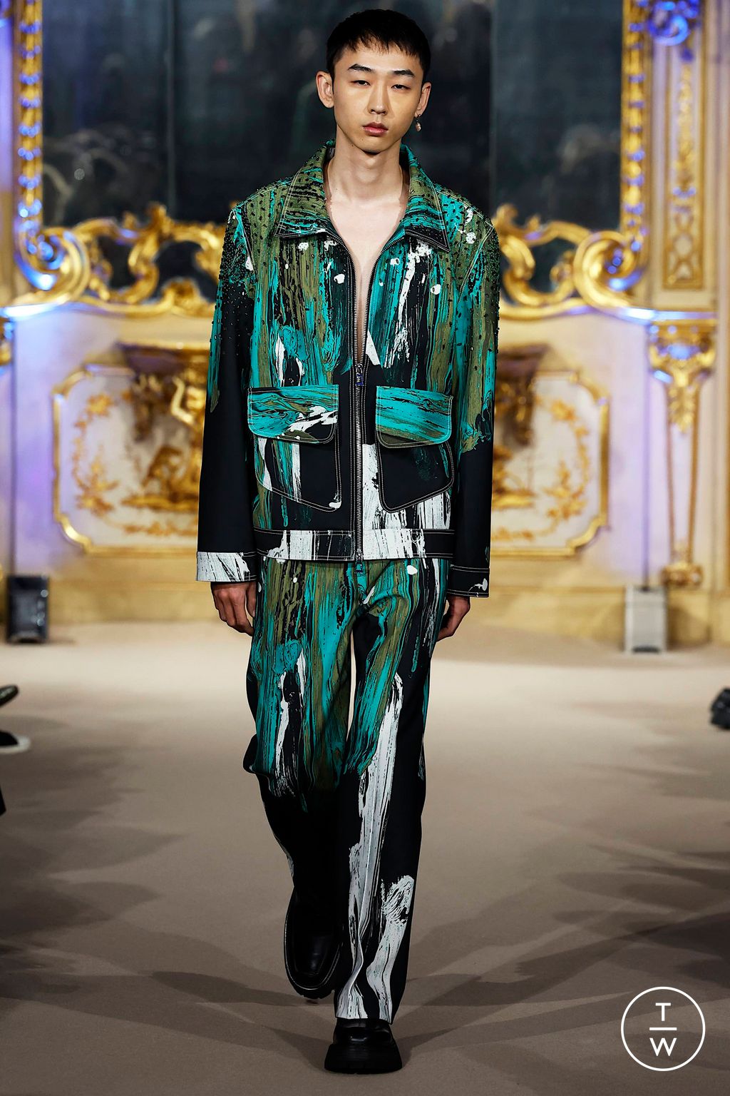 Fashion Week Milan Fall/Winter 2023 look 29 de la collection Dhruv-Kapoor menswear