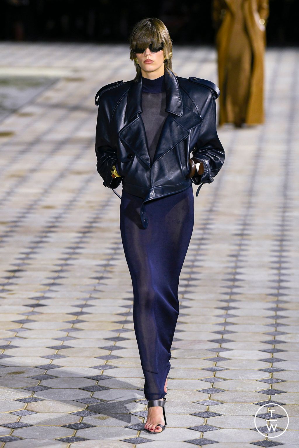 Fashion Week Paris Spring/Summer 2023 look 2 from the Saint Laurent collection womenswear