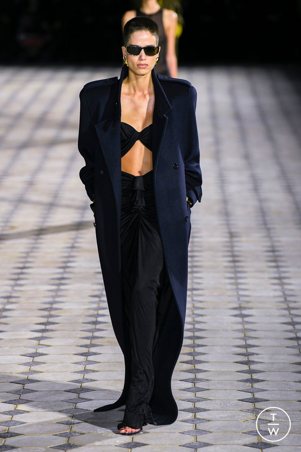 Fashion Week Paris Spring/Summer 2023 look 32 from the Saint Laurent collection womenswear