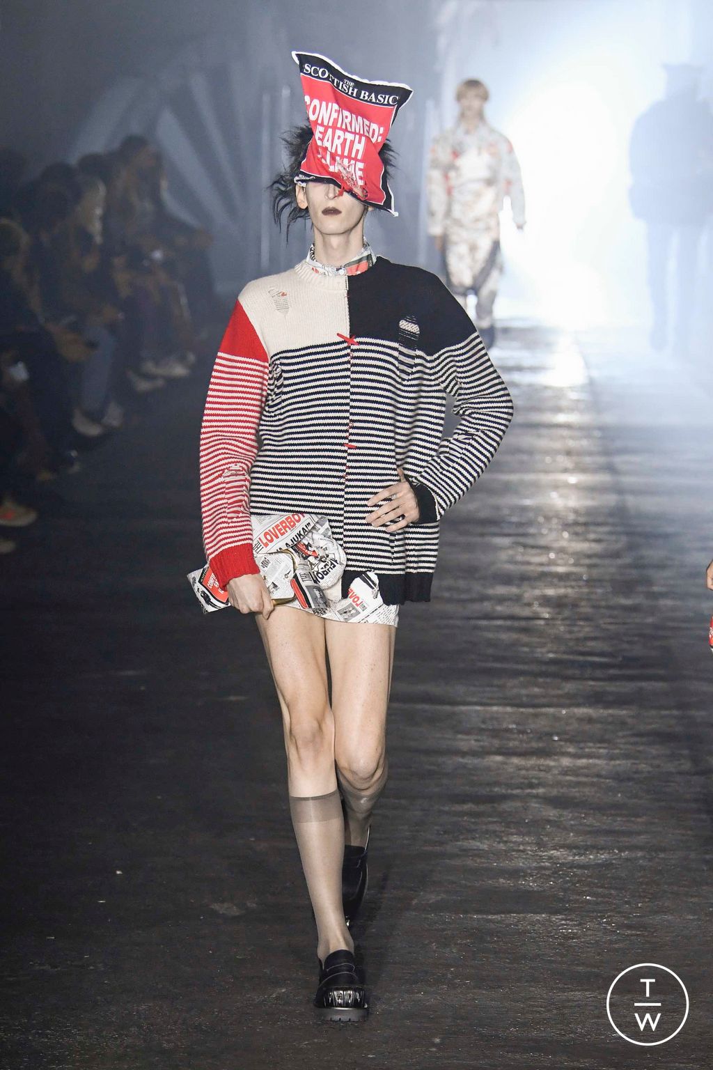Fashion Week Milan Fall/Winter 2023 look 65 de la collection Charles Jeffrey LOVERBOY menswear