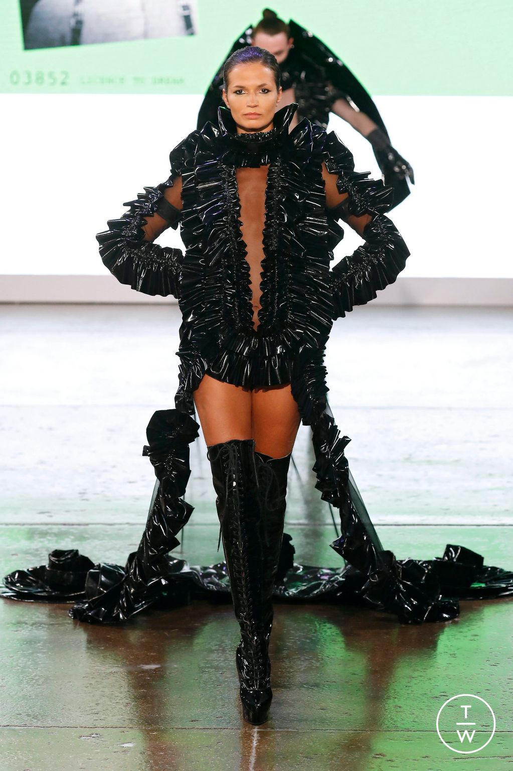 Fashion Week London Spring/Summer 2023 look 30 from the Pam Hogg collection womenswear