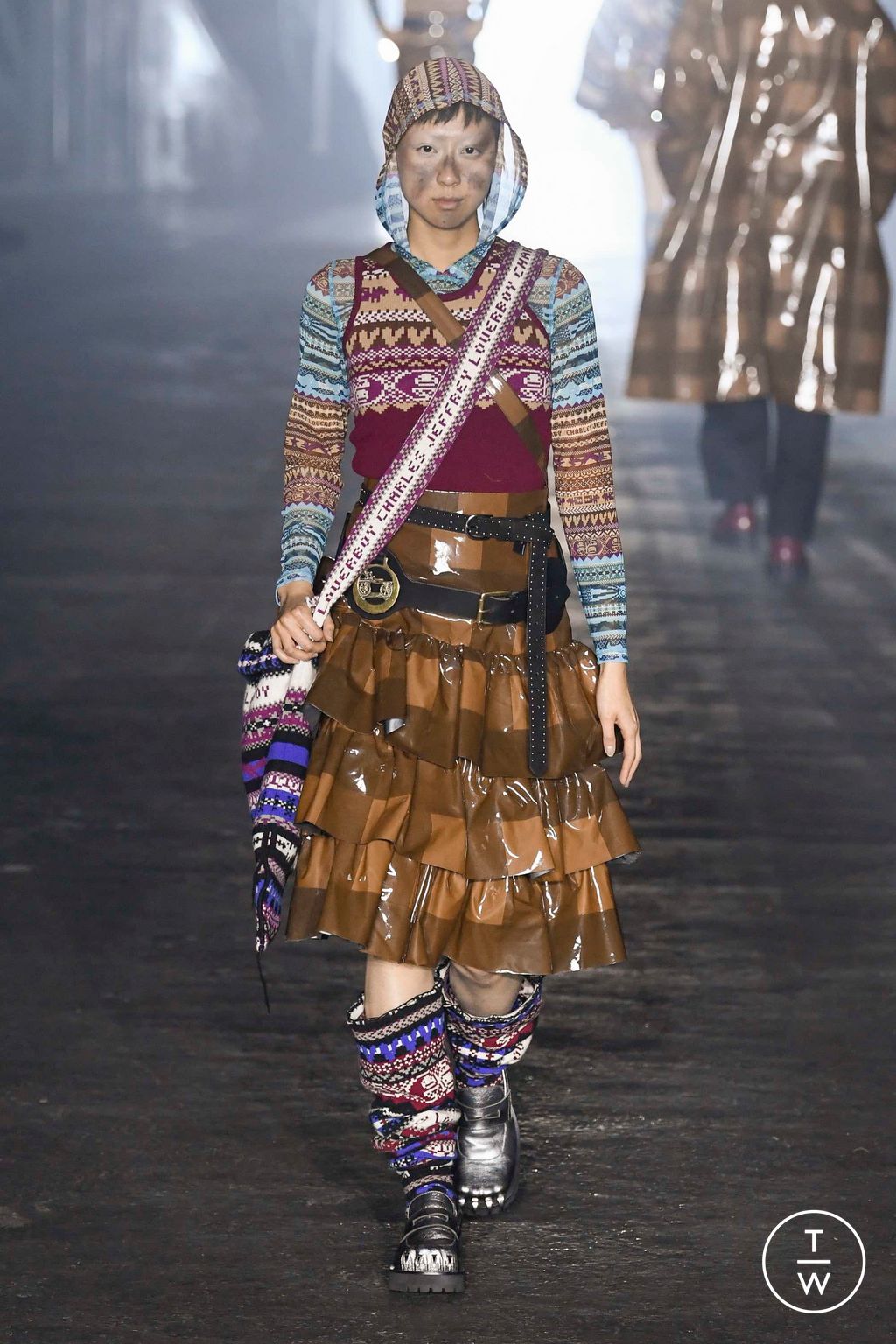 Fashion Week Milan Fall/Winter 2023 look 23 de la collection Charles Jeffrey LOVERBOY menswear