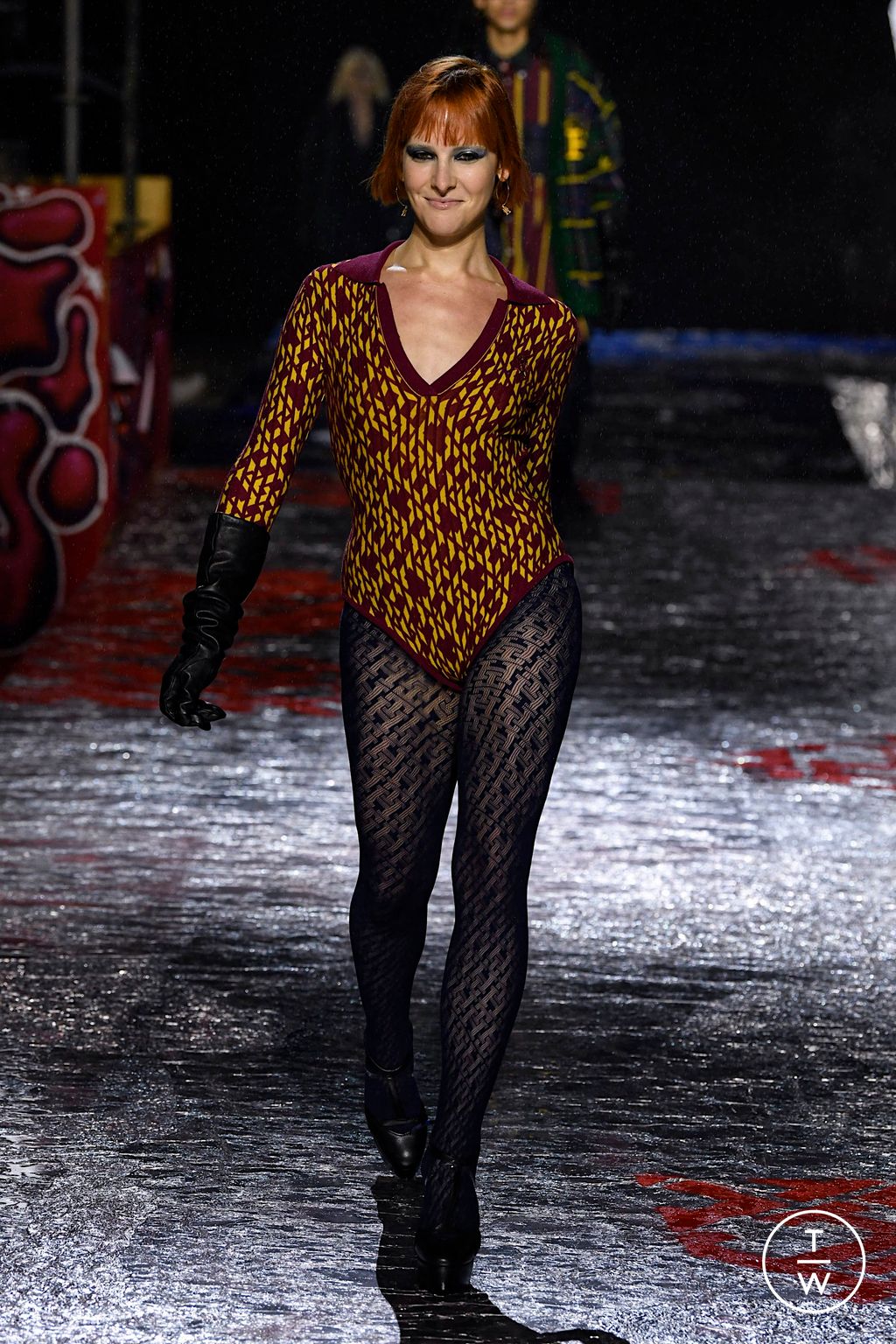 Fashion Week New York Fall/Winter 2022 look 19 de la collection Tommy Hilfiger womenswear