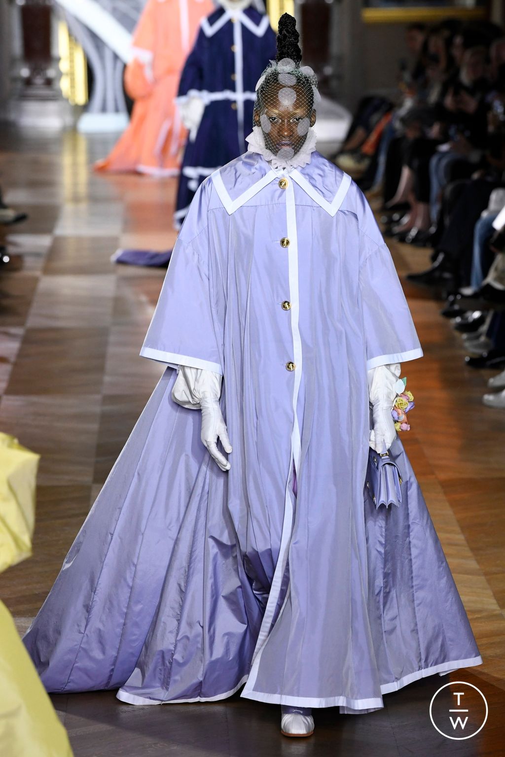 Fashion Week Paris Spring/Summer 2023 look 5 from the Thom Browne collection womenswear