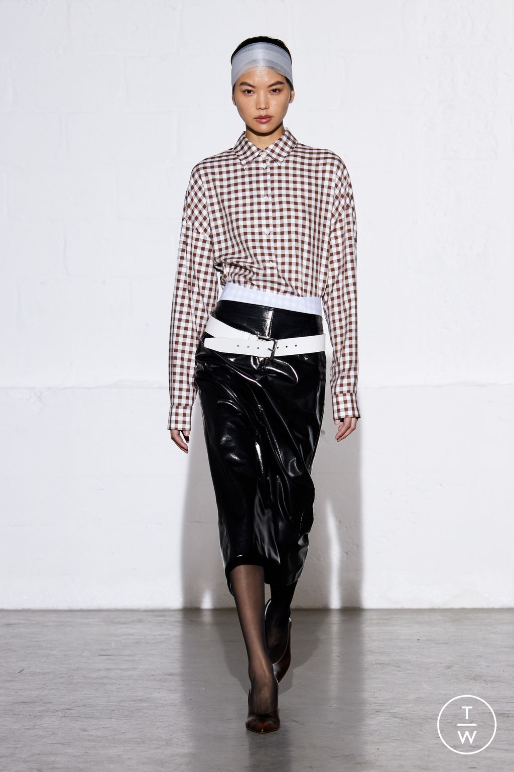 Fashion Week New York Fall/Winter 2024 look 8 from the Tibi collection womenswear