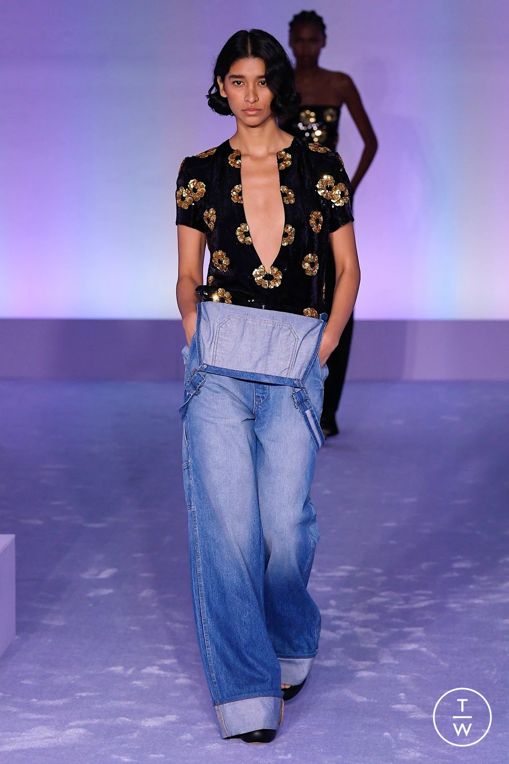 Fashion Week New York Spring/Summer 2023 look 14 de la collection Brandon Maxwell womenswear
