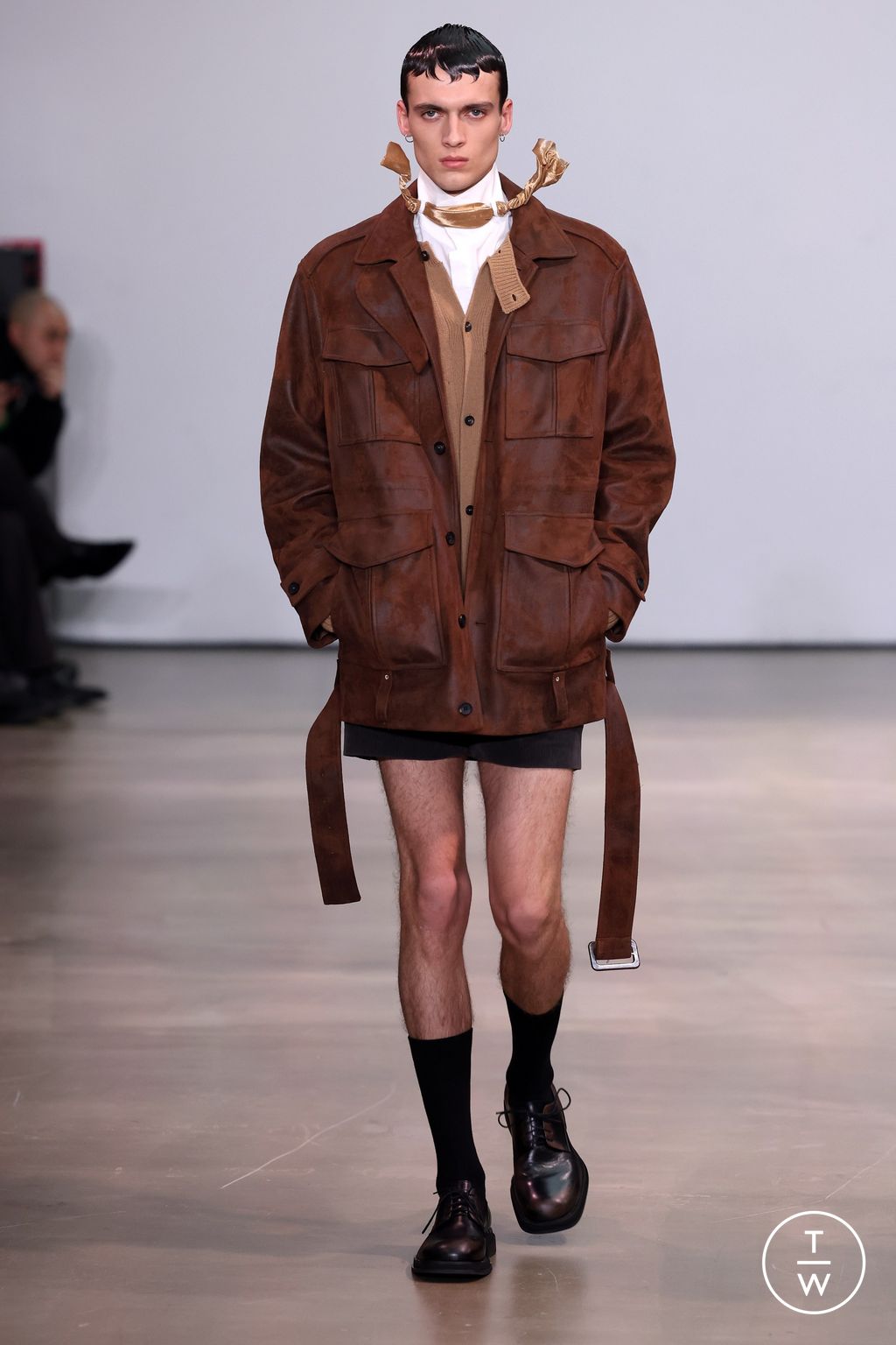 Fashion Week Paris Fall/Winter 2024 look 12 from the 8ON8 collection 男装
