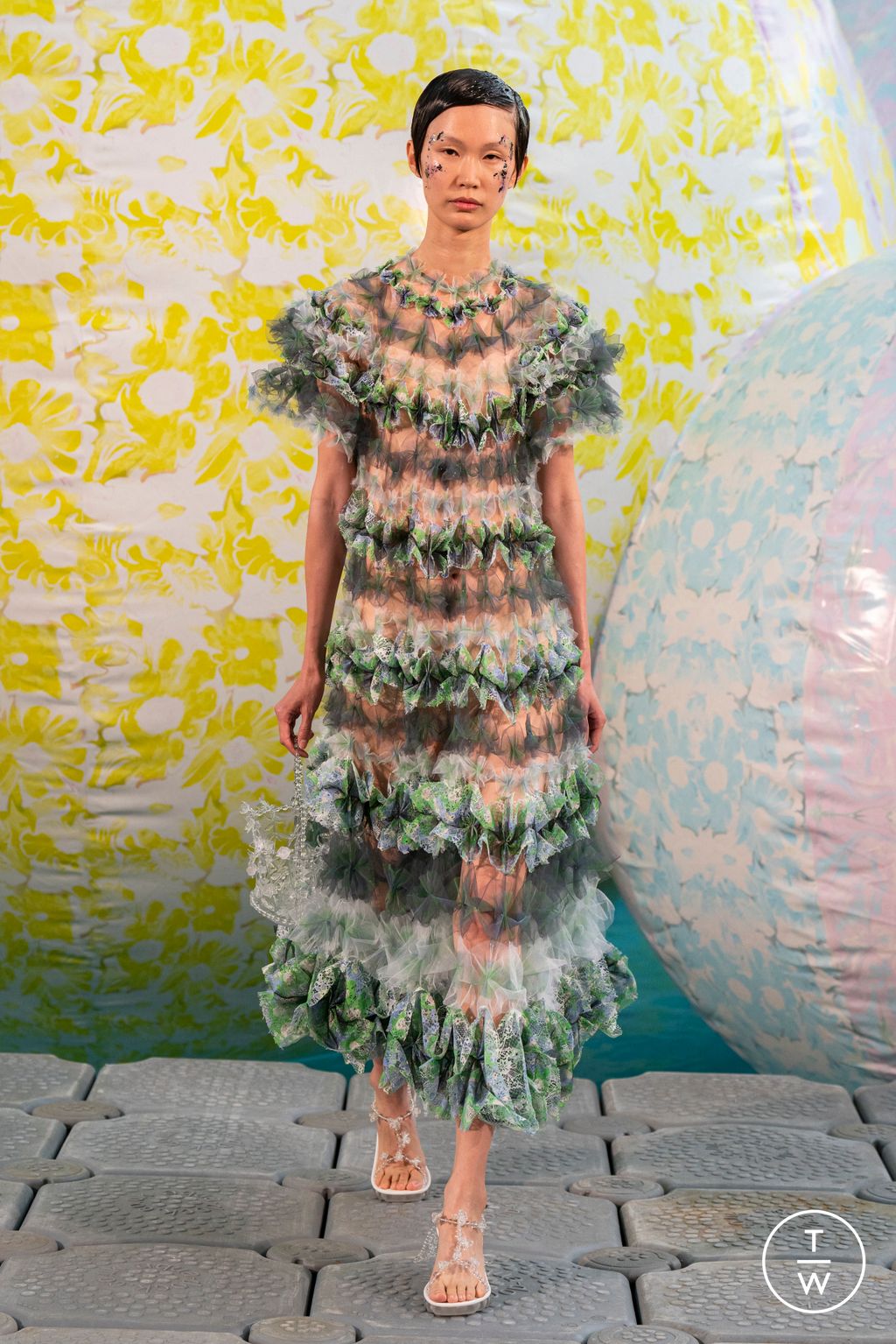 Fashion Week London Spring/Summer 2023 look 8 de la collection Susan Fang womenswear