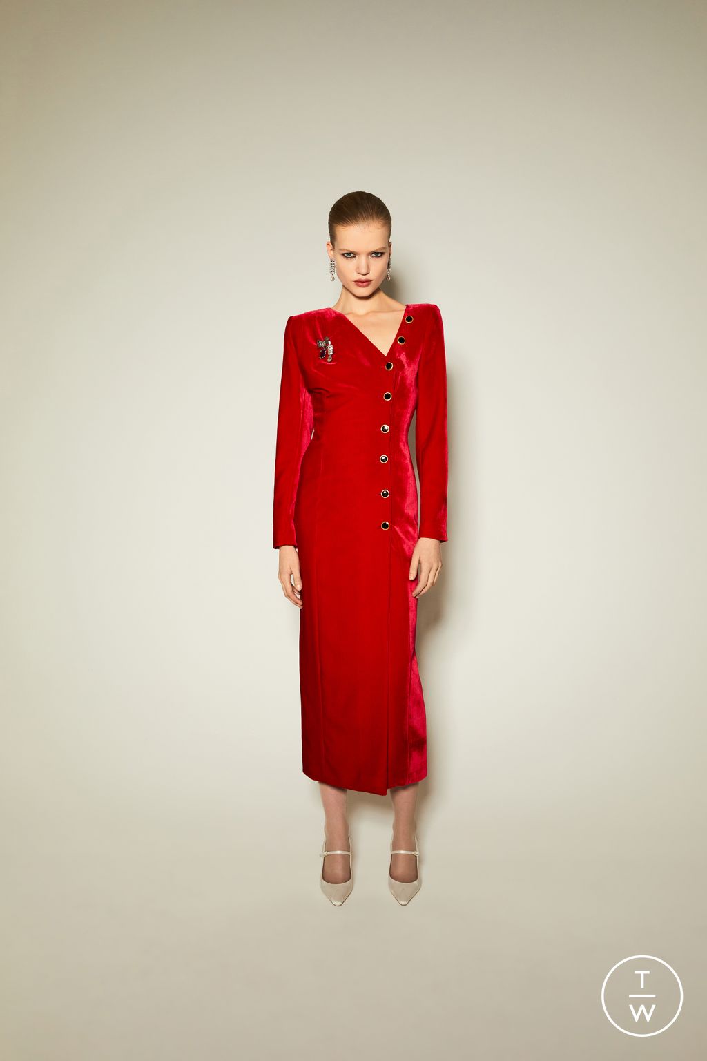Fashion Week Paris Pre-Fall 2024 look 9 from the Alessandra Rich collection womenswear