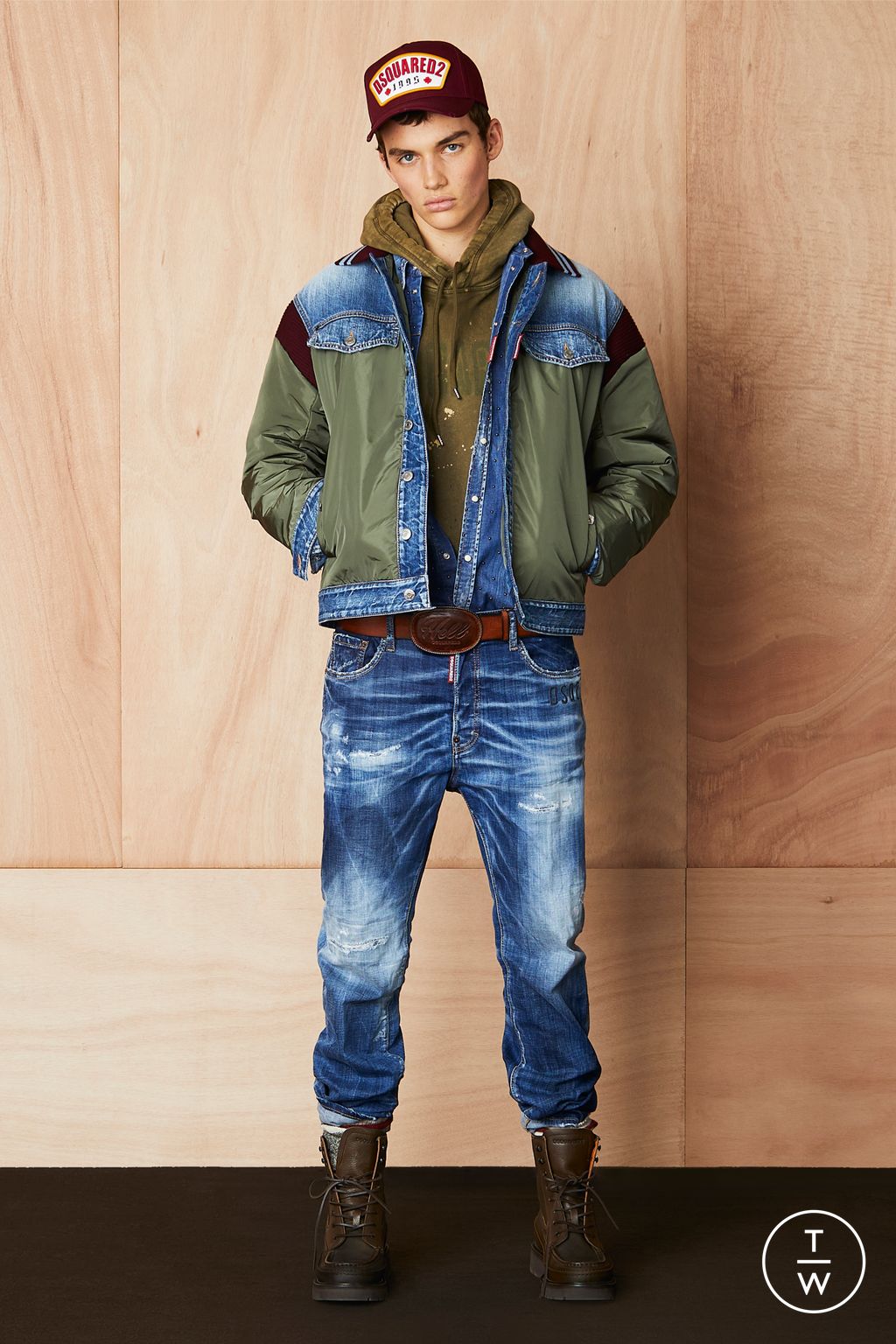 Fashion Week Milan Pre-Fall 2024 look 9 from the Dsquared2 collection 男装