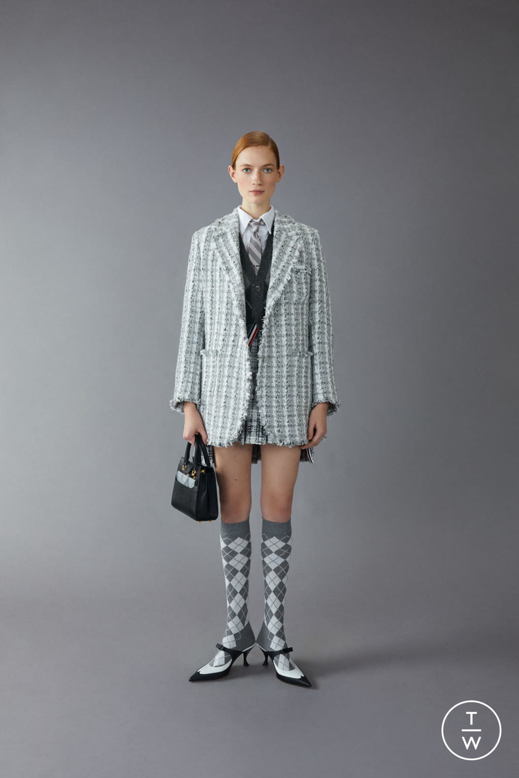 Fashion Week Paris Pre-Fall 2020 look 9 from the Thom Browne collection womenswear