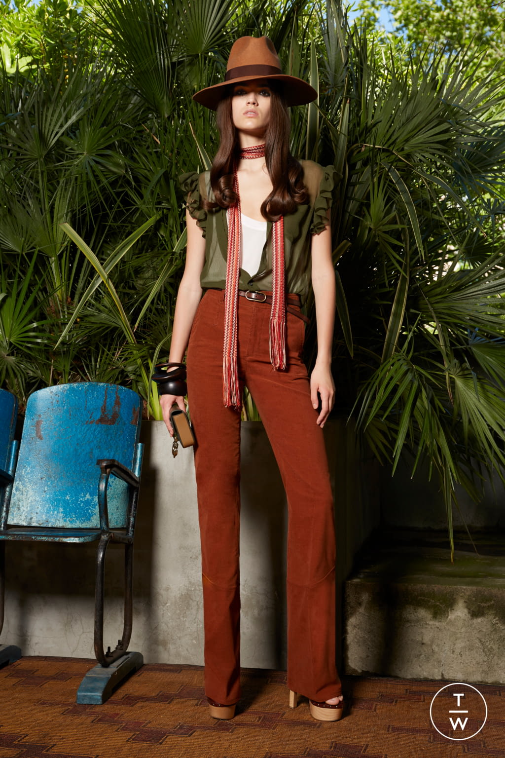 Fashion Week Milan Resort 2020 look 9 from the Dsquared2 collection 女装