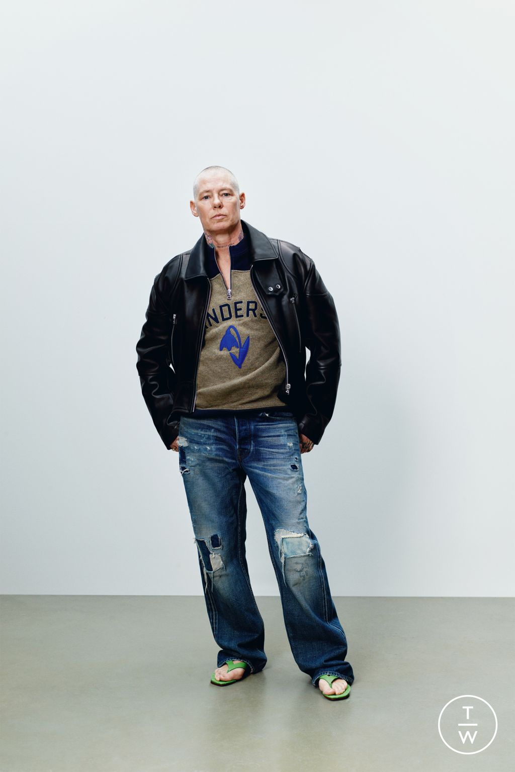 Fashion Week Paris Fall/Winter 2026 look 90 from the JW Anderson collection 女装